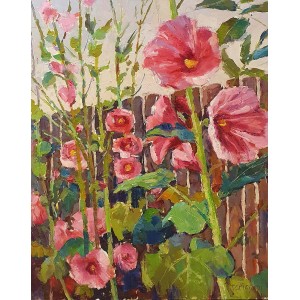 Tariq, 20 x 26 Inch, Acrylic on Canvas, Floral Painting, AC-TRQ-004